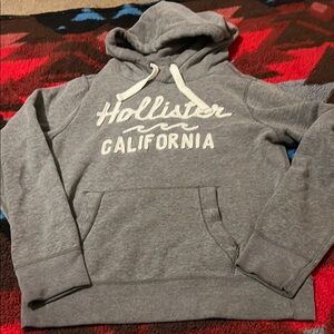 Hollister Gray Men's Hoodie Sweater